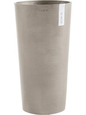 Кашпо Ecopots amsterdam high 76 taupe Кашпо Ecopots amsterdam high 76 taupe