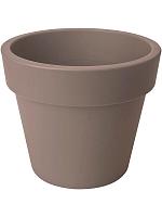 Кашпо Green basics top planter taupe D30 H25 см