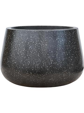 Кашпо Baq terrazzo darcy low black Кашпо Baq terrazzo darcy low black