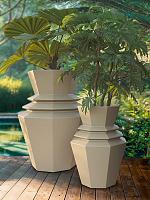 Кашпо Origami hinoki basic planter D19 H25 см