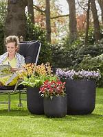 Кашпо Static (grc) couple black D40 H41 см