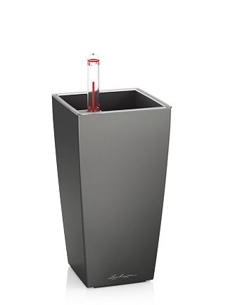 Кашпо Lechuza mini-Cubi и maxi-Cubi (антрацитовый металлик)