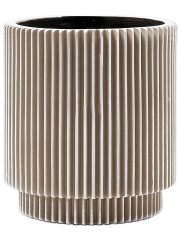 Кашпо Capi nature groove vase cylinder ivory Кашпо Capi nature groove vase cylinder ivory