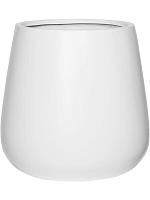 Кашпо Fiberstone pax m matt white D44 H46 см