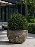Кашпо Baq sandora bowl brown D40 H24 см