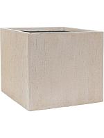 Кашпо Baq raindrop cube beige L50 W50 H45 см