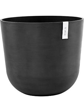 Кашпо Ecopots oslo 55 dark grey Кашпо Ecopots oslo 55 dark grey