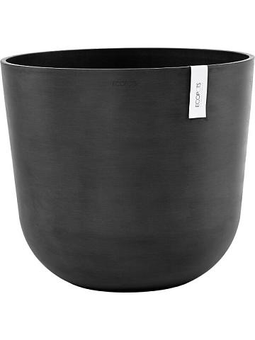 Кашпо Ecopots oslo 55 dark grey Кашпо Ecopots oslo 55 dark grey