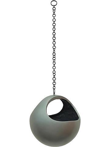 Кашпо подвесное Baq gradient hanging basket matt grey Кашпо подвесное Baq gradient hanging basket matt grey