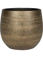 Кашпо Ryan pot shiny gold D22 H20 см