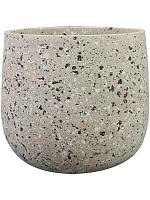 Кашпо Tina pot terrazo grey D23 H22 см