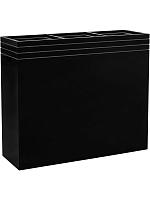 Кашпо Baq line-up rectangle matt black (с техническим горшком) L88 W30 H75 см Кашпо Baq line-up rectangle matt black (с техническим горшком) L88 W30 H75 см