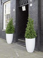 Кашпо Fiberstone ben xl matt white D52 H72 см Кашпо Fiberstone ben xl matt white D52 H72 см