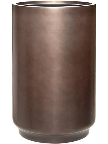 Кашпо Baq gradient cylinder matt coffee (с техническим горшком) Кашпо Baq gradient cylinder matt coffee (с техническим горшком)
