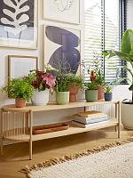 Кашпо Vibes fold round mini anthracite D11 H10.5 см