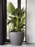 Кашпо Capi arc granite planter ball anthracite D60 H48 см