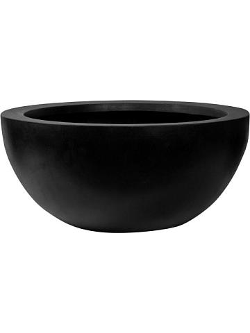 Кашпо Fiberstone vic bowl m black