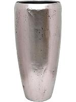 Кашпо Baq opus raw partner silver (с техническим горшком) D50 H105 см