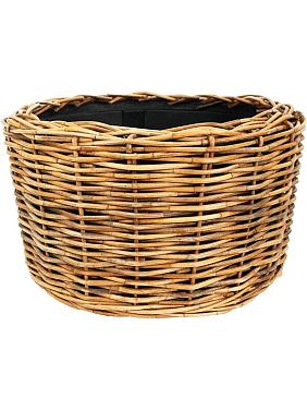 Кашпо Drypot ci rattan round jumbo honey