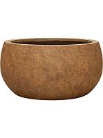 Кашпо Mineral yuna l travertine rustic antique D61 H30 см