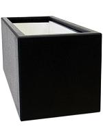 Кашпо Vepo betula rectangle anthracite L100 W50 H50 см