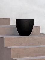 Кашпо Grigio egg pot anthracite D40 H36 см