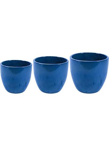 Кашпо Rico pot blue (набор 3 шт)