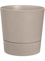 Кашпо Foss round mushroom beige D25 H24 см