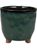 Кашпо Kaat pot petrol D11 H12 см