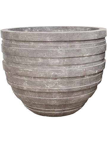 Кашпо Baq polystone coated junar couple raw grey Кашпо Baq polystone coated junar couple raw grey