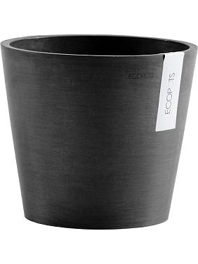 Кашпо Ecopots amsterdam 20 dark grey Кашпо Ecopots amsterdam 20 dark grey