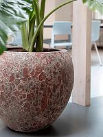 Кашпо Baq lava balloon relic pink D60 H55 см