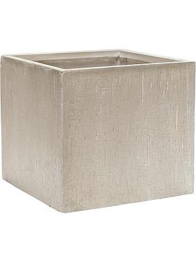 Кашпо Baq raindrop cube beige