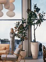 Кашпо Baq polystone coated junar couple natural D55 H44 см