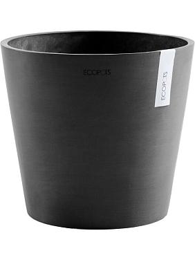 Кашпо Ecopots amsterdam 30 dark grey Кашпо Ecopots amsterdam 30 dark grey