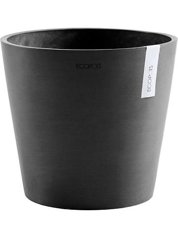 Кашпо Ecopots amsterdam 30 dark grey Кашпо Ecopots amsterdam 30 dark grey