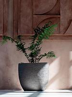Кашпо Ruvido organic clay D80 H60 см