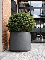 Кашпо Natural jumbo patt m grey D119 H97 см