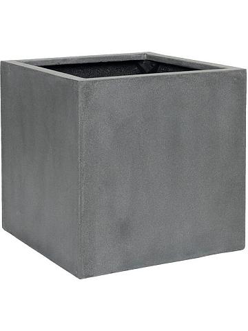 Кашпо Fiberstone block xl grey Кашпо Fiberstone block xl grey