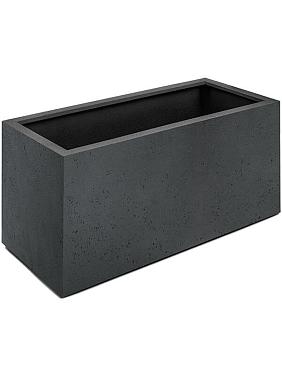Кашпо Grigio box anthracite на колесиках