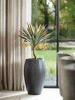 Кашпо Baq raindrop emperor anthracite D37 H60 см