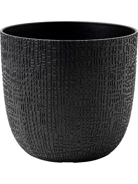 Кашпо Capi nature skin made with planter ball textile black
