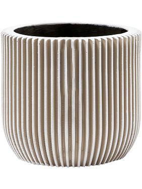 Кашпо Capi nature groove planter ball ivory Кашпо Capi nature groove planter ball ivory