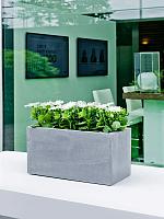 Кашпо Fiberstone balcony xs grey L40 W20 H20 см Кашпо Fiberstone balcony xs grey L40 W20 H20 см