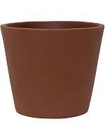 Кашпо Ceramic inez l peacan brown D16 H15 см