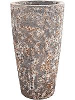 Кашпо Baq lava partner straight relic rust metal D46 H85 см