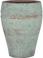 Кашпо Mediterranean ares s, rustic green D27 H32 см