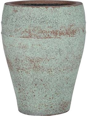 Кашпо Mediterranean ares m, rustic green
