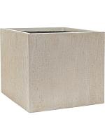 Кашпо Baq raindrop cube beige L50 W50 H45 см