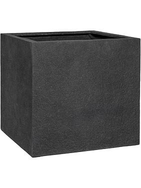 Кашпо Granite block l midnight black Кашпо Granite block l midnight black